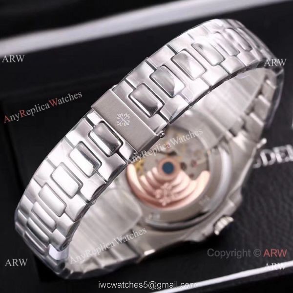 Knockoff Patek Philippe Nautilus 40mm Watches Blue Face Stainless Steel Knockoff Patek Philippe Nautilus 40mm Watches Blue Face Stainless Steel