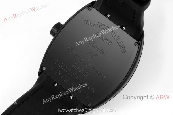 ABF Swiss Grade Franck Muller Vanguard V45 CRAZY HOUR Watch All Black ABF Swiss Grade Franck Muller Vanguard V45 CRAZY HOUR Watch All Black