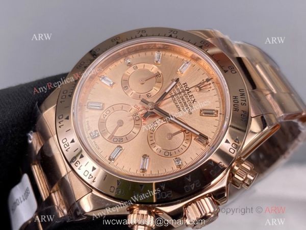 New! Rolex Daytona Chronograph 904L Rose Gold watch Noob Factory Swiss 4130 New! Rolex Daytona Chronograph 904L Rose Gold watch Noob Factory Swiss 4130