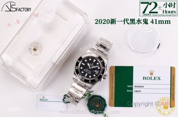 Swiss Grade 1 Rolex Submariner Black Dial 1:1 VS 3235 New 41mm Watch 72 Power Reserve Swiss Grade 1 Rolex Submariner Black Dial 1:1 VS 3235 New 41mm Watch 72 Power Reserve