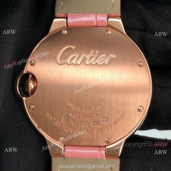 Cartier Ballon Bleu Lady 33mm Rose Gold Silver Dial Watch Swiss Grade 1 Cartier Ballon Bleu Lady 33mm Rose Gold Silver Dial Watch Swiss Grade 1