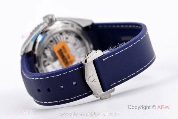 Swiss Copy Omega Seamaster Planet Ocean 600m Co-Axial GMT VSF 8605 Watch Blue Rubber Strap Swiss Copy Omega Seamaster Planet Ocean 600m Co-Axial GMT VSF 8605 Watch Blue Rubber Strap