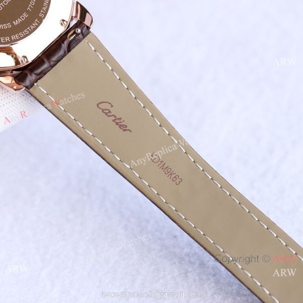 TW Swiss Relica Cartier Ronde Solo de Cartier Iced Out Watch Full Diamond Dial Roman Markers TW Swiss Relica Cartier Ronde Solo de Cartier Iced Out Watch Full Diamond Dial Roman Markers