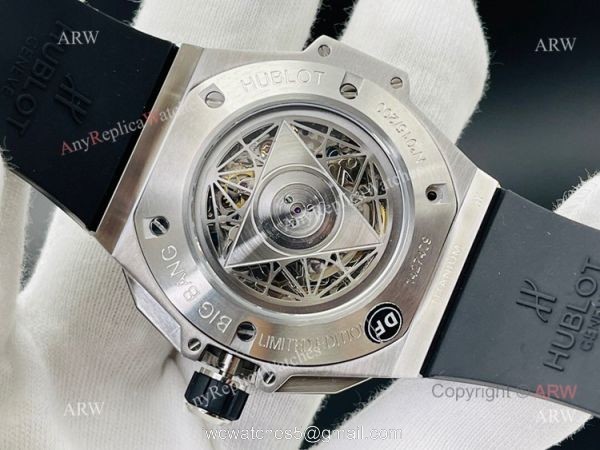 High Quality Replica Hublot Sang Bleu Black Watch 45mm eta7750 Automatic Movement High Quality Replica Hublot Sang Bleu Black Watch 45mm eta7750 Automatic Movement