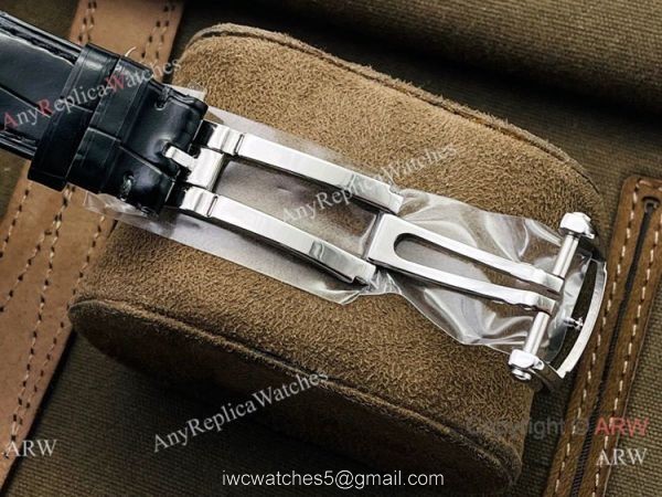 (PF Factory) Swiss Replica Patek Philippe Nautilus Moonphase Watch Black Dial Black Leather Strap (PF Factory) Swiss Replica Patek Philippe Nautilus Moonphase Watch Black Dial Black Leather Strap