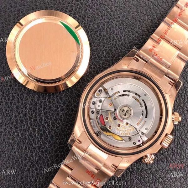 Super Clone Rolex Daytona Rose Gold Watch 1:1 Best Noob Factory 4130 Movement Super Clone Rolex Daytona Rose Gold Watch 1:1 Best Noob Factory 4130 Movement