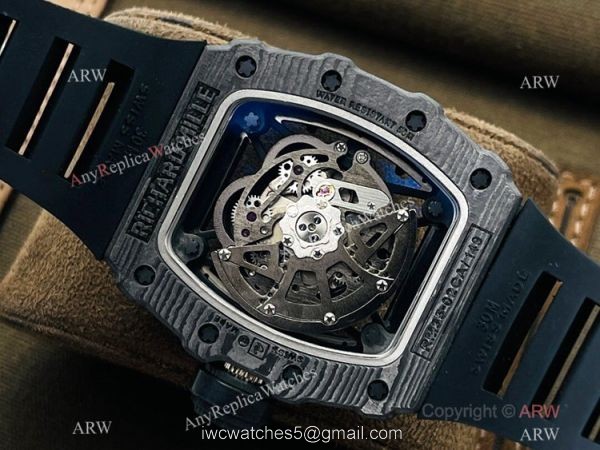 RM Factory 1:1 Swiss Copy Richard Mille RM35-02 Rafael Nadal Swiss NH05 Watch All Black RM Factory 1:1 Swiss Copy Richard Mille RM35-02 Rafael Nadal Swiss NH05 Watch All Black