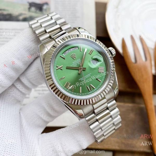 Copy Rolex Presidential Day Date Watches Ice Blue Dial 40mm Copy Rolex Presidential Day Date Watches Ice Blue Dial 40mm