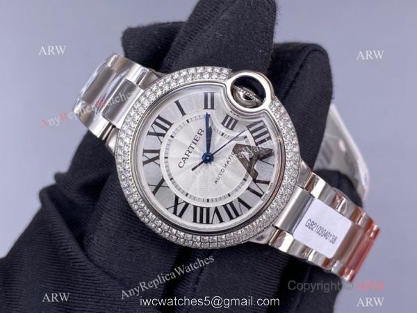 V6 Factory Swiss Grade Cartier Ballon Bleu De Automatic Watch 33MM V6 Factory Swiss Grade Cartier Ballon Bleu De Automatic Watch 33MM
