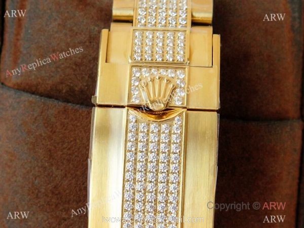 (ROF) Swiss Replica Rolex GMT-Master II Custom Watch Full Diamond Dial A2836 Movement (ROF) Swiss Replica Rolex GMT-Master II Custom Watch Full Diamond Dial A2836 Movement