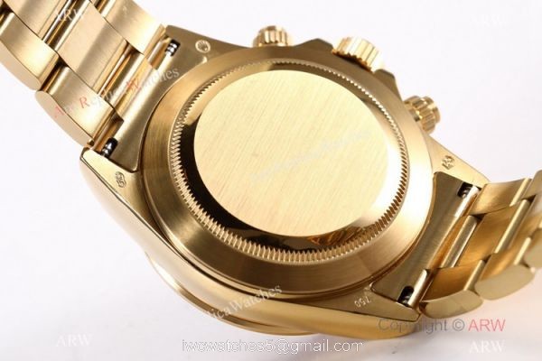 BL Factory Replica Rolex Daytona Rainbow All Gold Watch Swiss Cal.4130 Chronograph BL Factory Replica Rolex Daytona Rainbow All Gold Watch Swiss Cal.4130 Chronograph