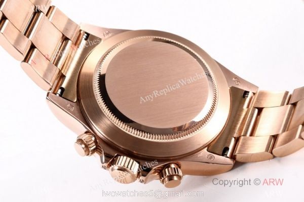BL Factory Swiss Replica Rolex Daytona Rose Gold Rainbow Cal.4130 Watch 40mm BL Factory Swiss Replica Rolex Daytona Rose Gold Rainbow Cal.4130 Watch 40mm
