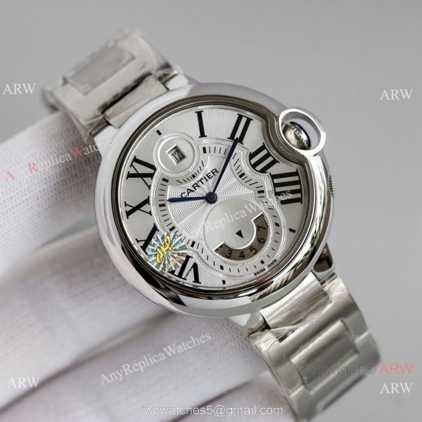 JH Factory Swiss Copy Ballon Bleu Cartier 9120 Movement Watch 42mm Stainless Steel JH Factory Swiss Copy Ballon Bleu Cartier 9120 Movement Watch 42mm Stainless Steel