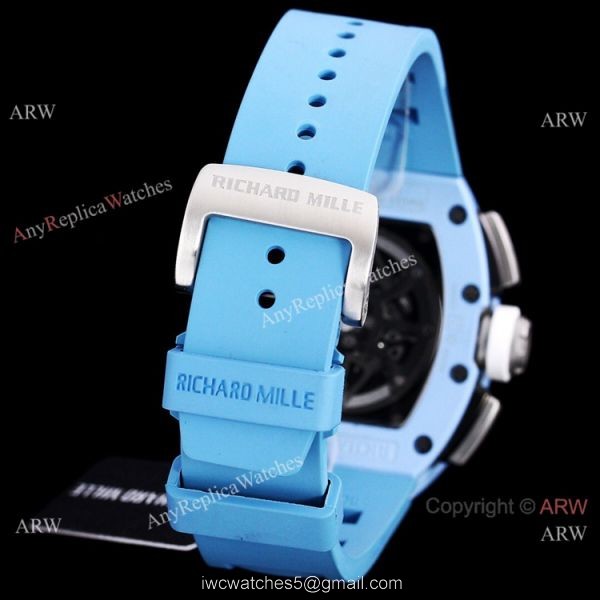 Best Replica Light Blue Richard Mille RM011-FM Baby Blue Last Edition Ceramic Watch For Men Best Replica Light Blue Richard Mille RM011-FM Baby Blue Last Edition Ceramic Watch For Men