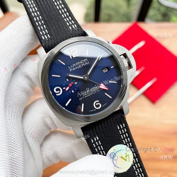 Blue Face Luminor Panerai Luna Rossa Challenger Of The 36th Americas Cup Replica Watches Blue Face Luminor Panerai Luna Rossa Challenger Of The 36th Americas Cup Replica Watches