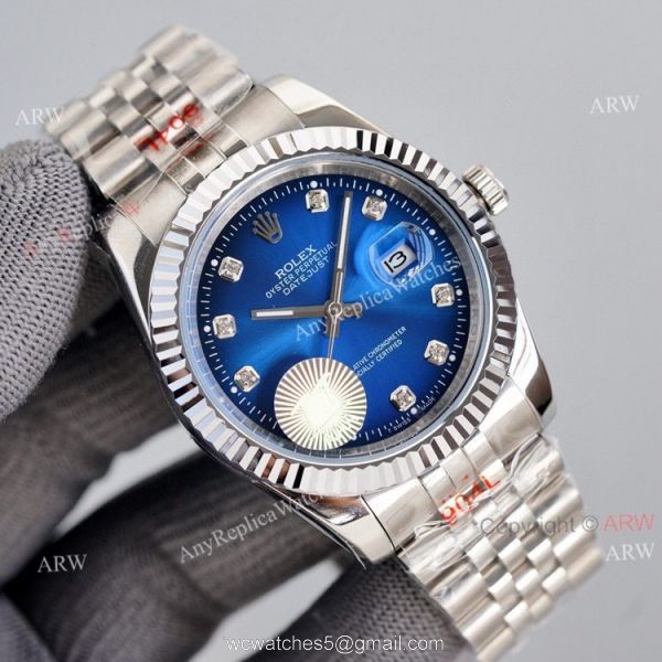 41mm Rolex Datejust 2 Blue Dial Jubilee Fluted Bezel Diamond Watch High End Replica 41mm Rolex Datejust 2 Blue Dial Jubilee Fluted Bezel Diamond Watch High End Replica