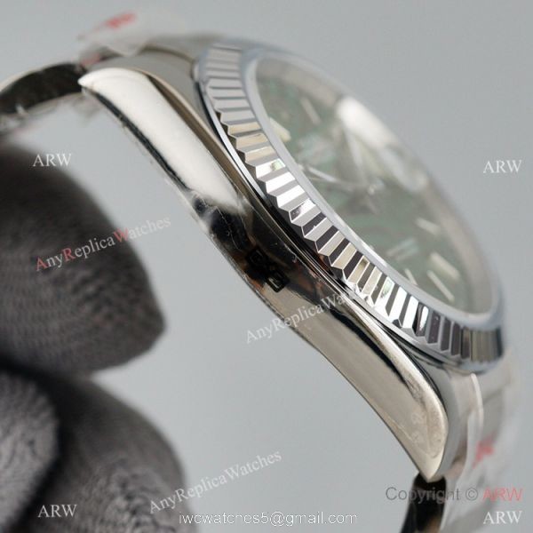 Rolex Datejust II 41mm Watch Stainless Steel Oyster Blue Palm Dial Rolex Datejust II 41mm Watch Stainless Steel Oyster Blue Palm Dial