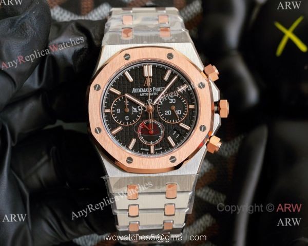 Knockoff Audemars Piguet Royal Oak 42mm Watch 2-Tone Rose Gold Chronograph Knockoff Audemars Piguet Royal Oak 42mm Watch 2-Tone Rose Gold Chronograph