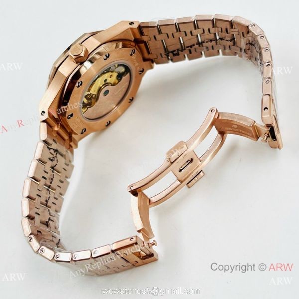 Copy Audemars Piguet Tourbillon Royal Oak Men Watch Rose Gold Case Copy Audemars Piguet Tourbillon Royal Oak Men Watch Rose Gold Case