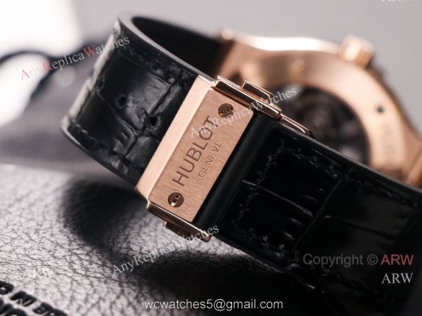 Best Hublot Classic Fusion Skeleton Tourbillon Rose Gold Replica Watch Hand-Winding Best Hublot Classic Fusion Skeleton Tourbillon Rose Gold Replica Watch Hand-Winding