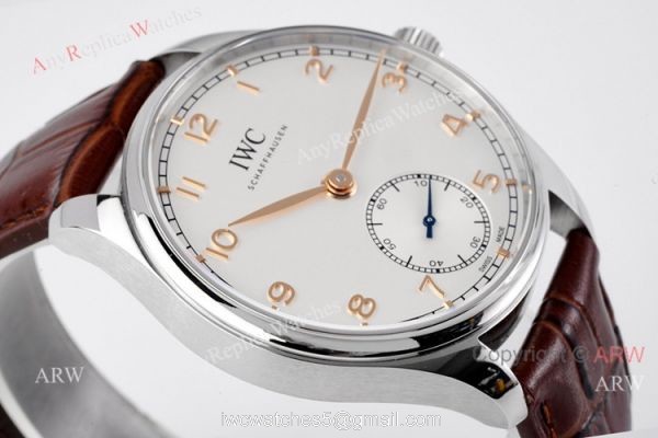 Best ZF Factory IWC Portugieser Automatic 40 White Face Swiss Clone Watches Best ZF Factory IWC Portugieser Automatic 40 White Face Swiss Clone Watches