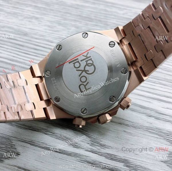Japan Grade Copy Audemars Piguet Royal Oak Watches Rose Gold Gray Dial 44mm Japan Grade Copy Audemars Piguet Royal Oak Watches Rose Gold Gray Dial 44mm