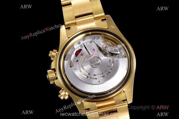 JH Factory AAA Swiss Rolex Daytona JH 4130 Chronograph Watch Rose Red Dial Yellow Gold 40mm JH Factory AAA Swiss Rolex Daytona JH 4130 Chronograph Watch Rose Red Dial Yellow Gold 40mm