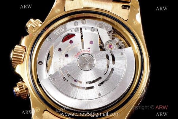 JH Factory Copy Rolex Daytona JH Swiss 4130 Watch Blue MOP Face Yellow Gold 40mm NEW JH Factory Copy Rolex Daytona JH Swiss 4130 Watch Blue MOP Face Yellow Gold 40mm NEW