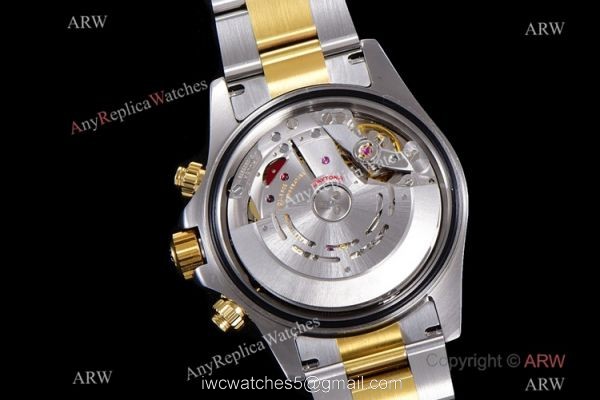 JH Factory Replica Rolex Daytona Swiss 4130 Chronograph Watch Rose Red Dial Two Tone JH Factory Replica Rolex Daytona Swiss 4130 Chronograph Watch Rose Red Dial Two Tone