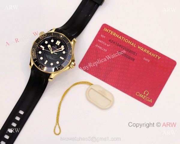 Super Clone Omega Seamaster James Bond OR 8800 Movement Watch Gold Case 42mm Super Clone Omega Seamaster James Bond OR 8800 Movement Watch Gold Case 42mm