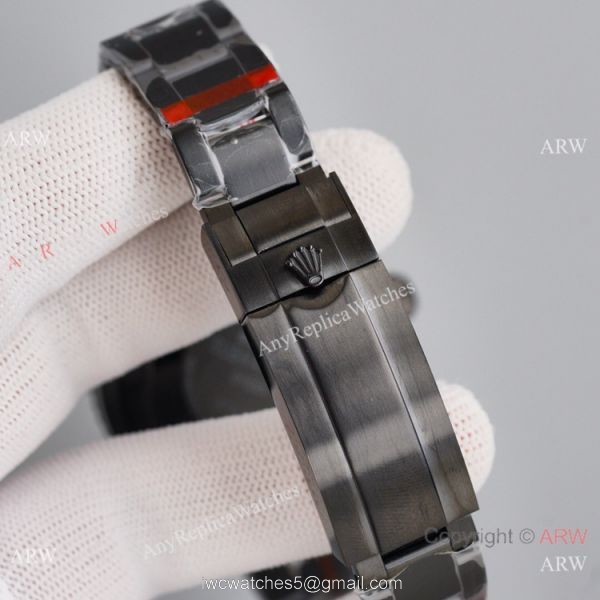 Swiss Copy Rolex Blaken Submariner Watch Blue Markers 40mm Swiss Copy Rolex Blaken Submariner Watch Blue Markers 40mm