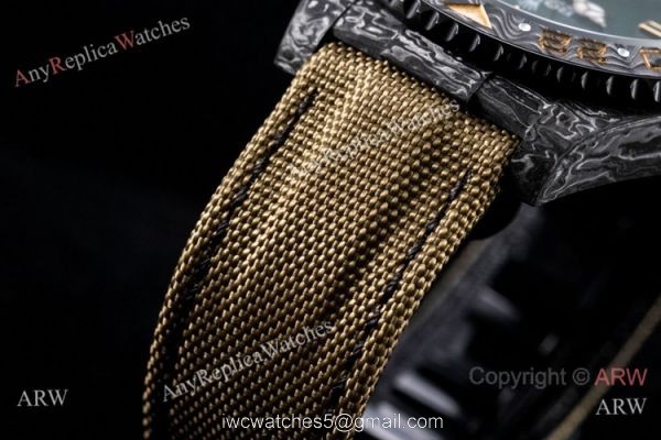 2021 JH Rolex DiW GMT-Master II Watch Forged Carbon Green Dial Custom Rolex Watch 2021 JH Rolex DiW GMT-Master II Watch Forged Carbon Green Dial Custom Rolex Watch