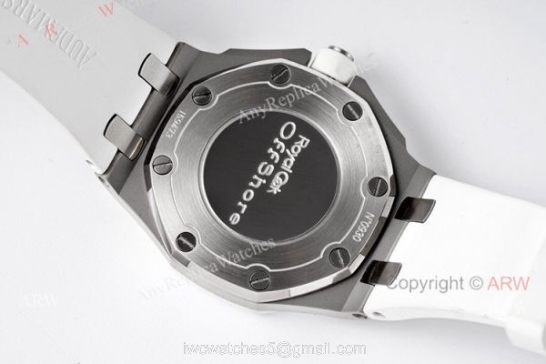 Ladies Audemars Piguet Royal Oak Offshore 37mm White Dial Quartz Watch Ref 67540sk Ladies Audemars Piguet Royal Oak Offshore 37mm White Dial Quartz Watch Ref 67540sk