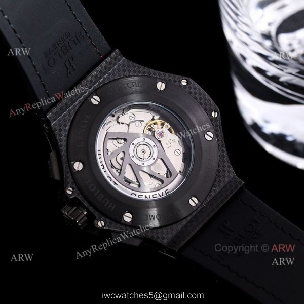 Hublot Big Bang 48mm All Black Carbon Fiber Automatic Watch High Copy Hublot Big Bang 48mm All Black Carbon Fiber Automatic Watch High Copy