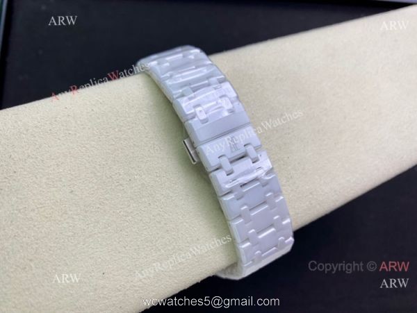New Audemars Piguet Royal Oak Perpetual Calendar White Ceramic Copy Watch New Audemars Piguet Royal Oak Perpetual Calendar White Ceramic Copy Watch