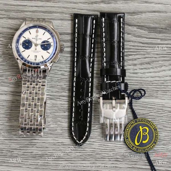 Swiss Breitling Premier BLS A7750 Blue White Dial Watch AAA Replica Swiss Breitling Premier BLS A7750 Blue White Dial Watch AAA Replica