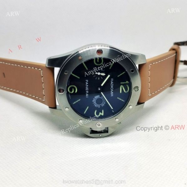 High Quality Replica Radiomir Panerai Egiziano 47mm NEW Black Lattice Dial Brown Leather Strap High Quality Replica Radiomir Panerai Egiziano 47mm NEW Black Lattice Dial Brown Leather Strap