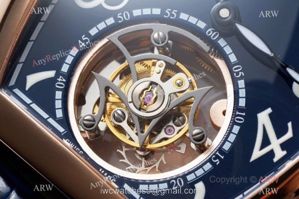 AB Factory Franck Muller Imperial Tourbillon Cintree Curvex Men Watch Rose Gold Blue Dial AB Factory Franck Muller Imperial Tourbillon Cintree Curvex Men Watch Rose Gold Blue Dial