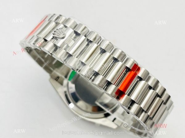 EW Factory V2 Replica Rolex DayDate 40mm 3255 White MOP Dial President Watch with nfc card EW Factory V2 Replica Rolex DayDate 40mm 3255 White MOP Dial President Watch with nfc card