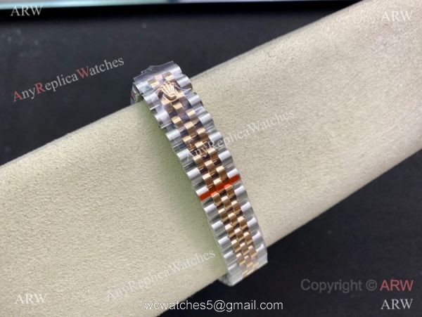Swiss Clone Rolex Datejust 31mm WF Watch 2-Tone Rose Gold Jubilee Chocolate Dial Swiss Clone Rolex Datejust 31mm WF Watch 2-Tone Rose Gold Jubilee Chocolate Dial