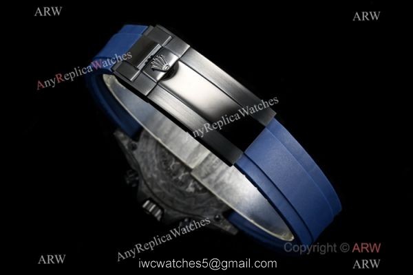 New! TW Factory Rolex Daytona Carbon Motley 7750 Chrongraph Watch Blue Oysterflex Strap New! TW Factory Rolex Daytona Carbon Motley 7750 Chrongraph Watch Blue Oysterflex Strap