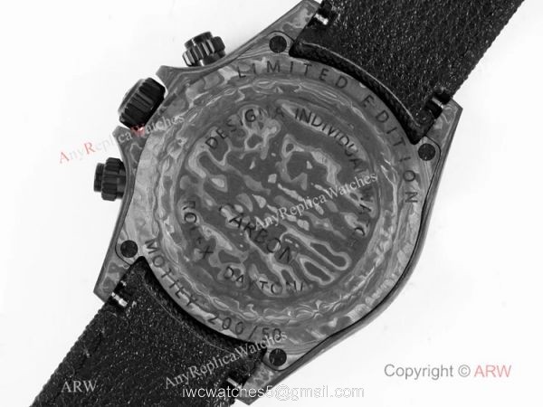 Super Clone Daytona Diw Carbon 4130 Noob 1:1 Best Edition Black Dial on Nylon Strap Super Clone Daytona Diw Carbon 4130 Noob 1:1 Best Edition Black Dial on Nylon Strap