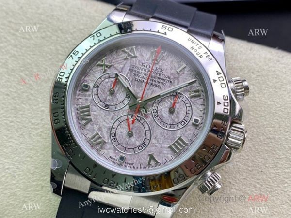 Swiss Grade Rolex Daytona Meteorite Dial with Roman Markers Watch 7750 Movement Swiss Grade Rolex Daytona Meteorite Dial with Roman Markers Watch 7750 Movement