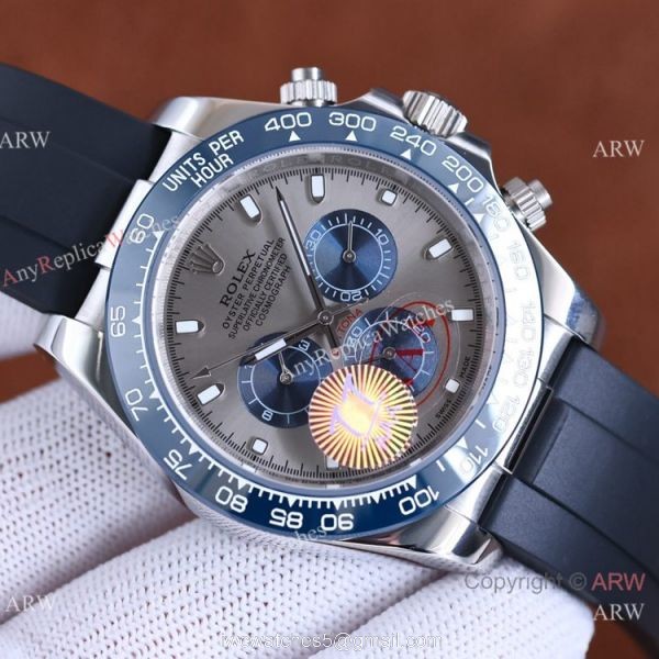 2022 New Swiss Quality Rolex Daytona Citizen 8215 Watch Blue Bezel Oysterflex Rubber Strap 2022 New Swiss Quality Rolex Daytona Citizen 8215 Watch Blue Bezel Oysterflex Rubber Strap