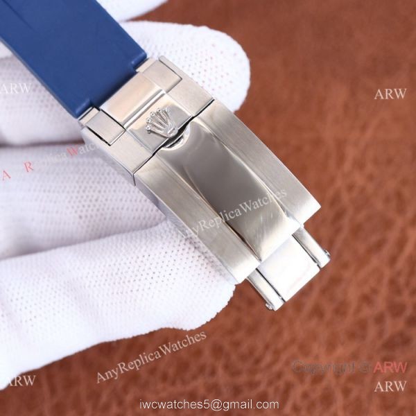 Swiss Quality Rolex Submariner Date Watch Citizen 8215 Blue Oysterflex Rubber Band Swiss Quality Rolex Submariner Date Watch Citizen 8215 Blue Oysterflex Rubber Band