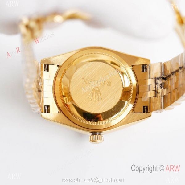 Replica ROLEX Datejust All Gold Diamond 28mm/36mm Citizen 8215 Watch Replica ROLEX Datejust All Gold Diamond 28mm/36mm Citizen 8215 Watch