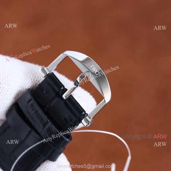 Knock-off IWC Portofino Citizen 9015 White Face Black Strap Watch Knock-off IWC Portofino Citizen 9015 White Face Black Strap Watch