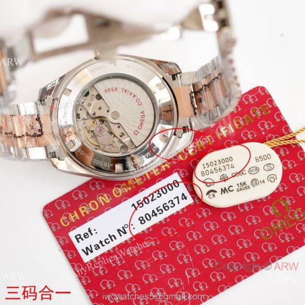 Swiss Quality Omega Aqua Terra 150m Citizen 8215 Rose Gold Leather Strap Watches 41.5mm Swiss Quality Omega Aqua Terra 150m Citizen 8215 Rose Gold Leather Strap Watches 41.5mm