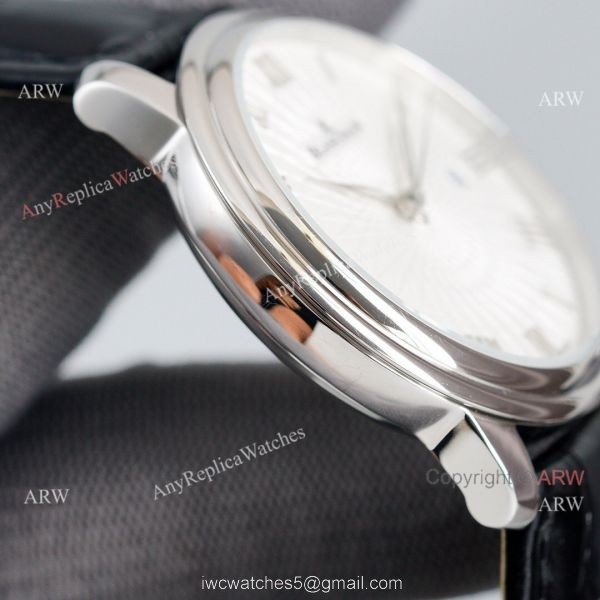 Replica Blancpain Villeret White Dial Leather Strap 40MM Watch With Roman Markers Replica Blancpain Villeret White Dial Leather Strap 40MM Watch With Roman Markers
