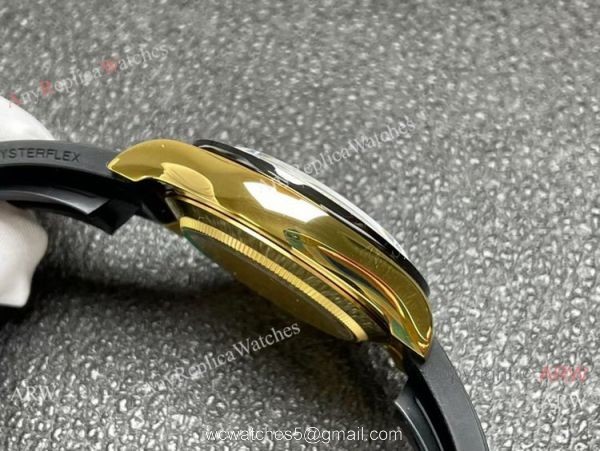 Noob Factory Super Clone 4130 Rolex Daytona Champagne Dial Oysterflex Strap watch 40mm Noob Factory Super Clone 4130 Rolex Daytona Champagne Dial Oysterflex Strap watch 40mm
